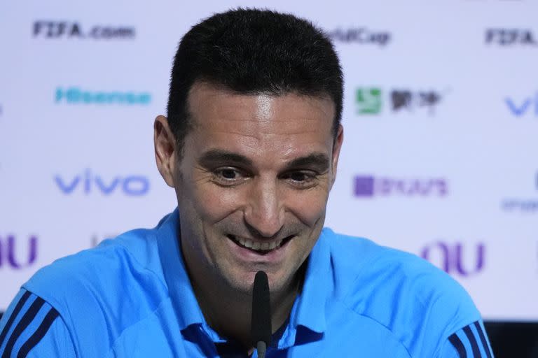 El director técnico de la selección argentina, Lionel Scaloni