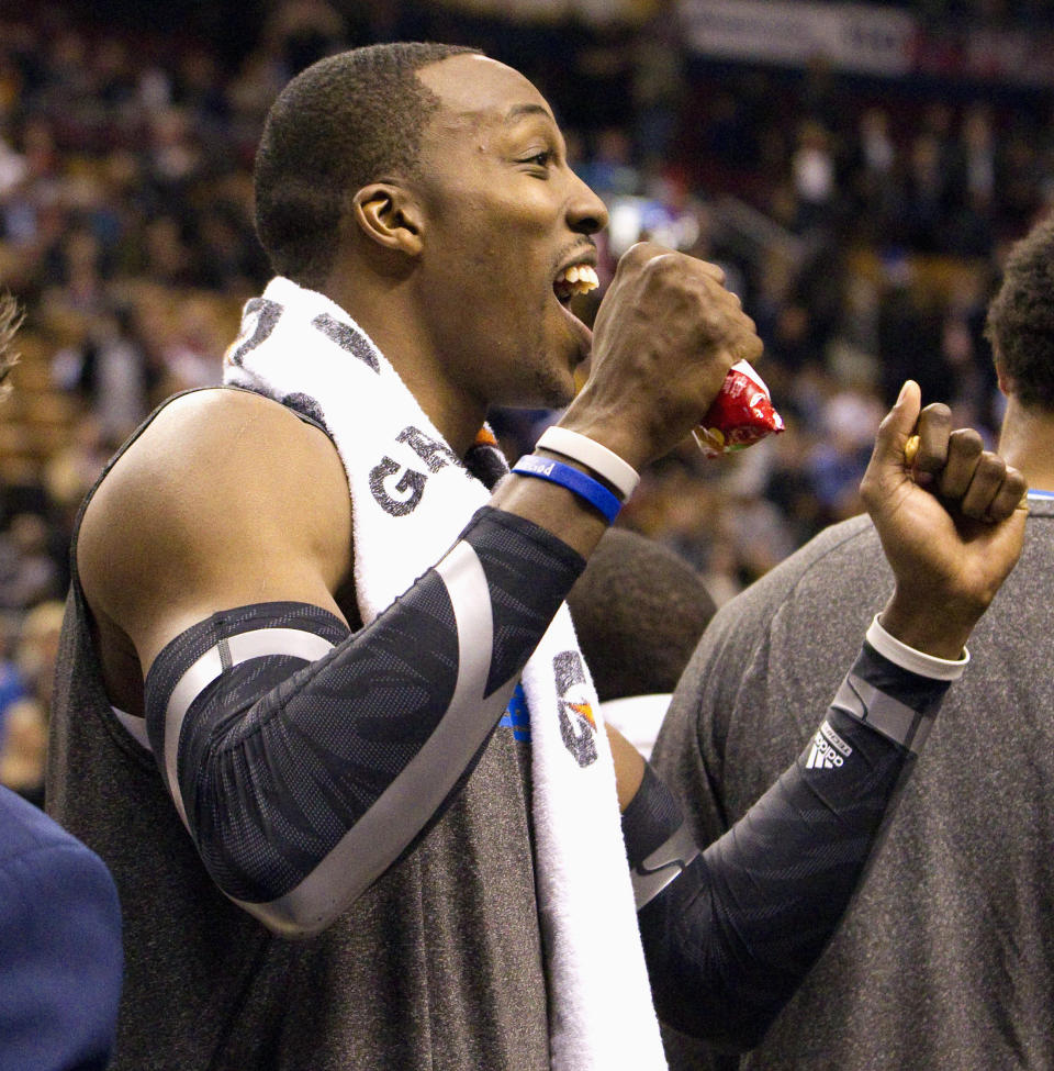 The Orlando Magic's Dwight Howard bowed out of contention for the U.S. team because of a back injury. (Photo by Fred Thornhill/Reuters)