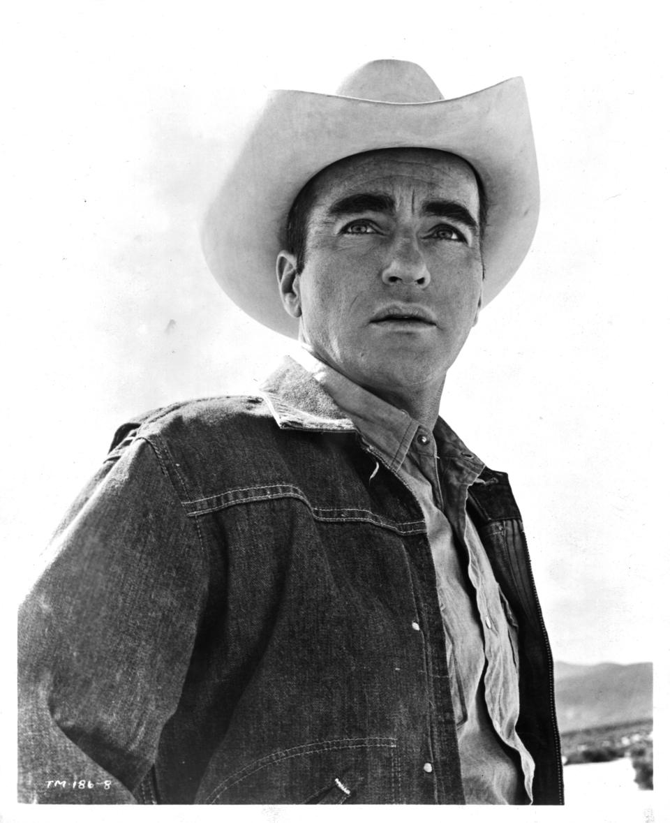 Montgomery Clift in a scene from the film 'The Misfits', 1961