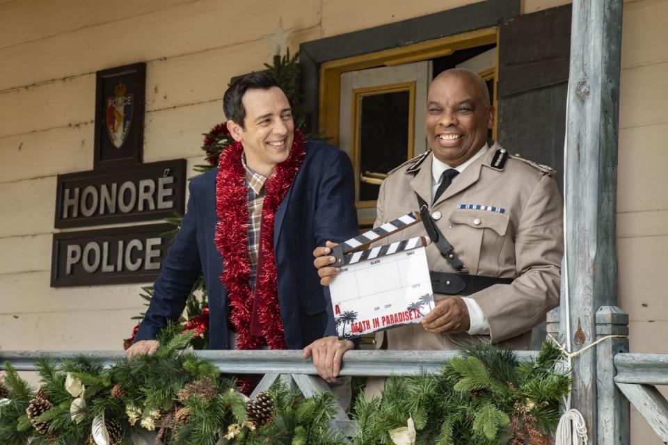 death in paradise stars ralf little and don warrington