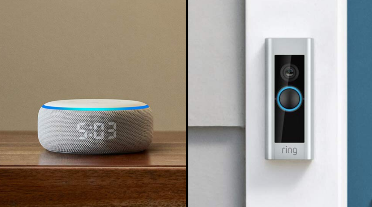 The all-new Echo Dot with clock and Ring Video Doorbell Pro will be offered at a discount during Amazon's Black Friday shopping extravaganza.