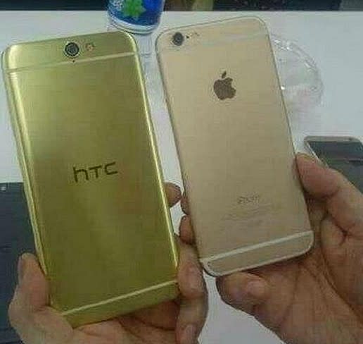 ▲日前有人洩漏HTC One A9手機背面造型，其背面設計形似於Apple iPhone 6。