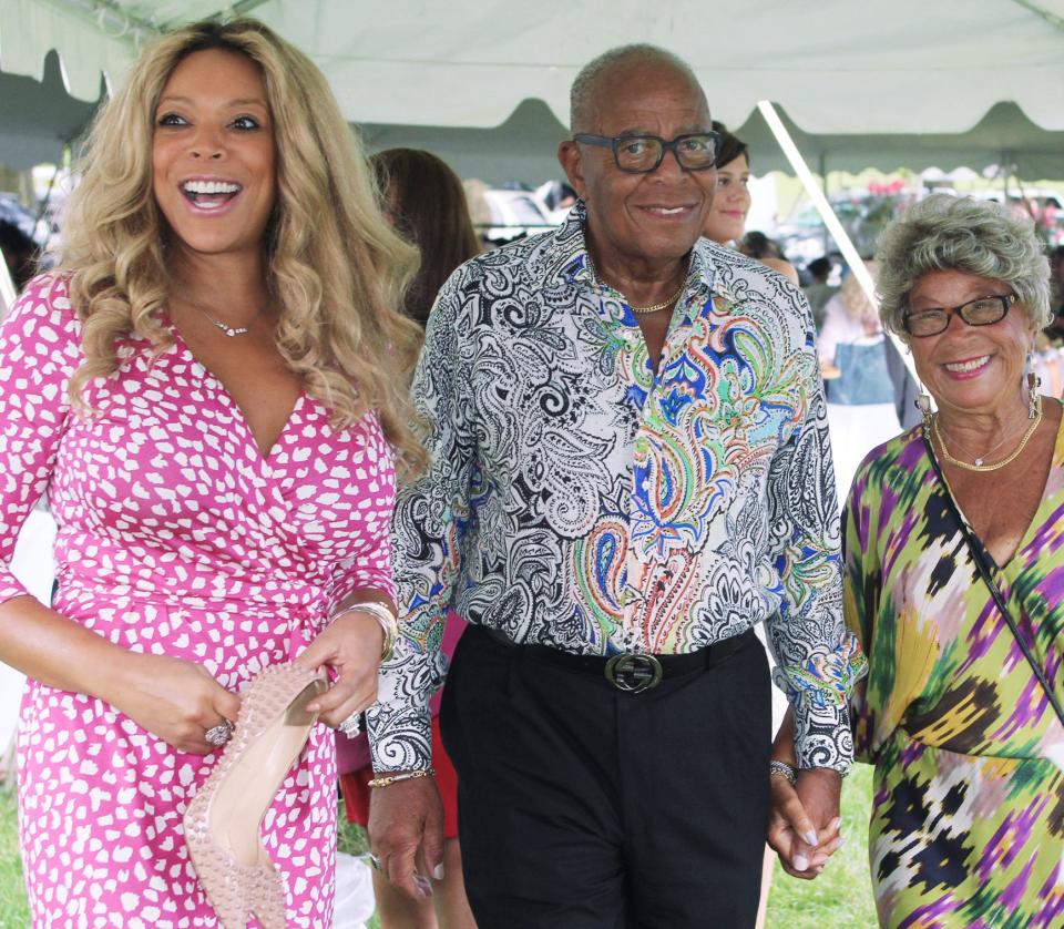 Wendy Williams (left), with parents Tom and Shirley Williams in 2013.