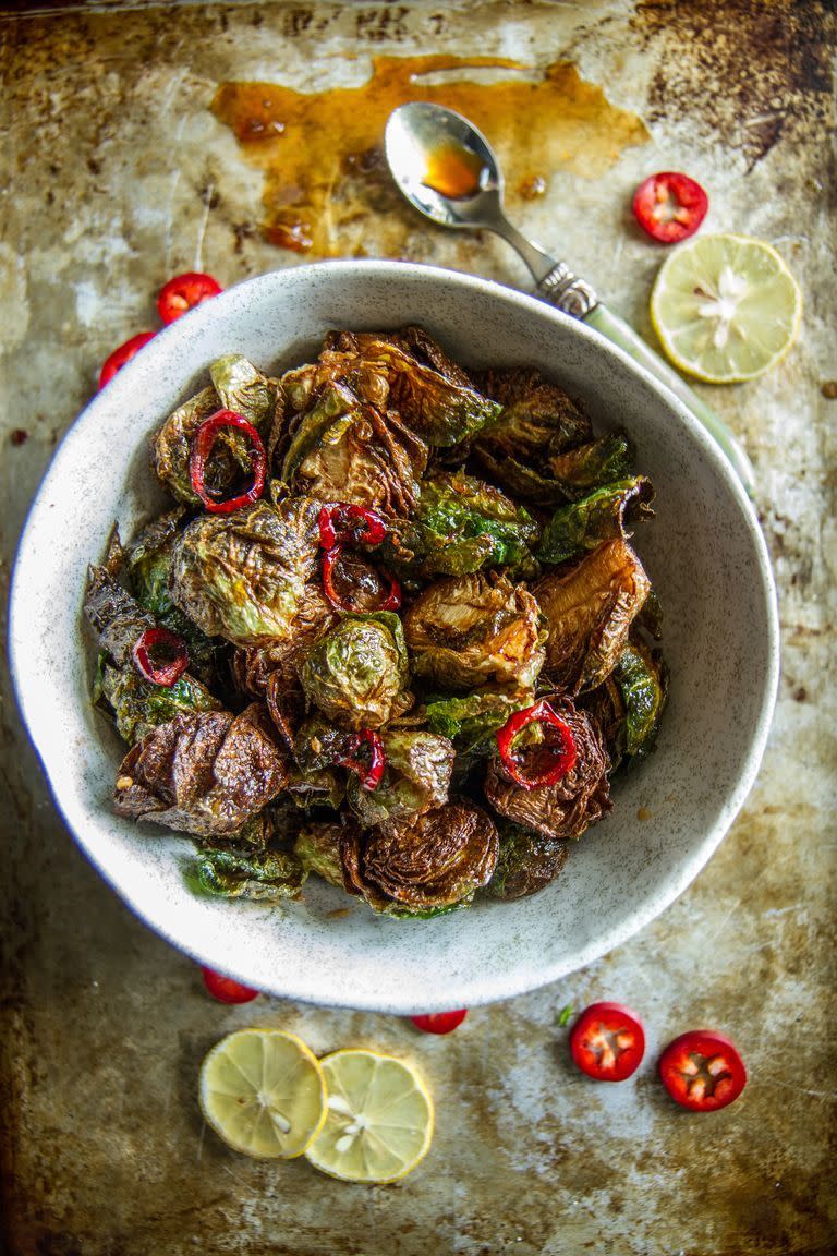 Crispy Fried Brussels Sprouts