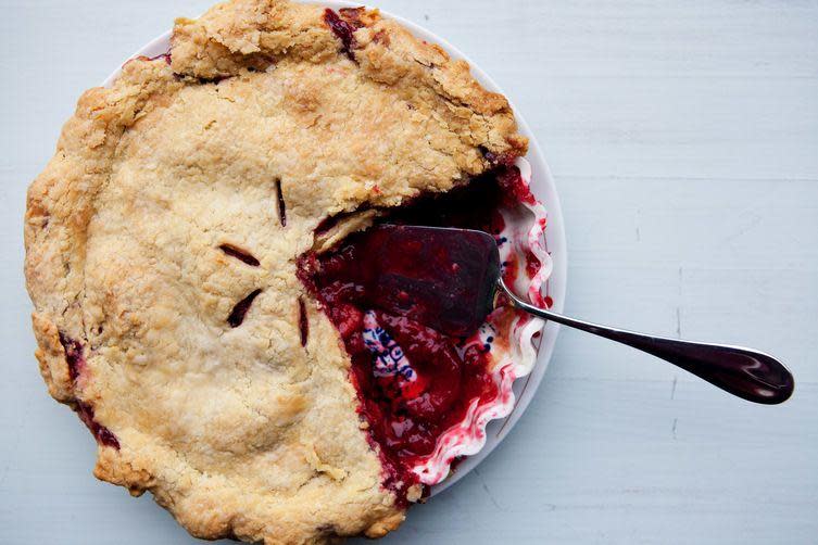 Plum Raspberry Pie on Food52