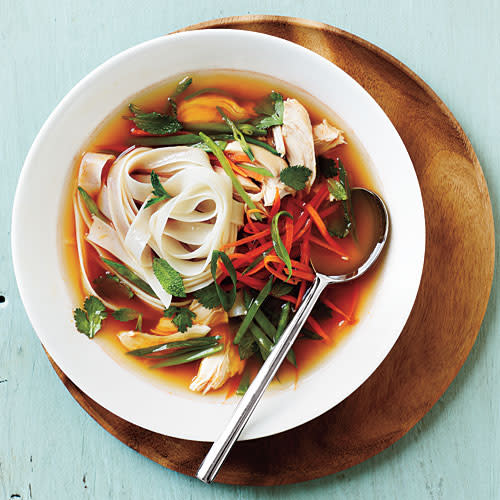 Spicy Asian Chicken and Noodle Soup