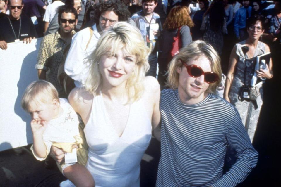 Kurt Cobain and Courtney Love