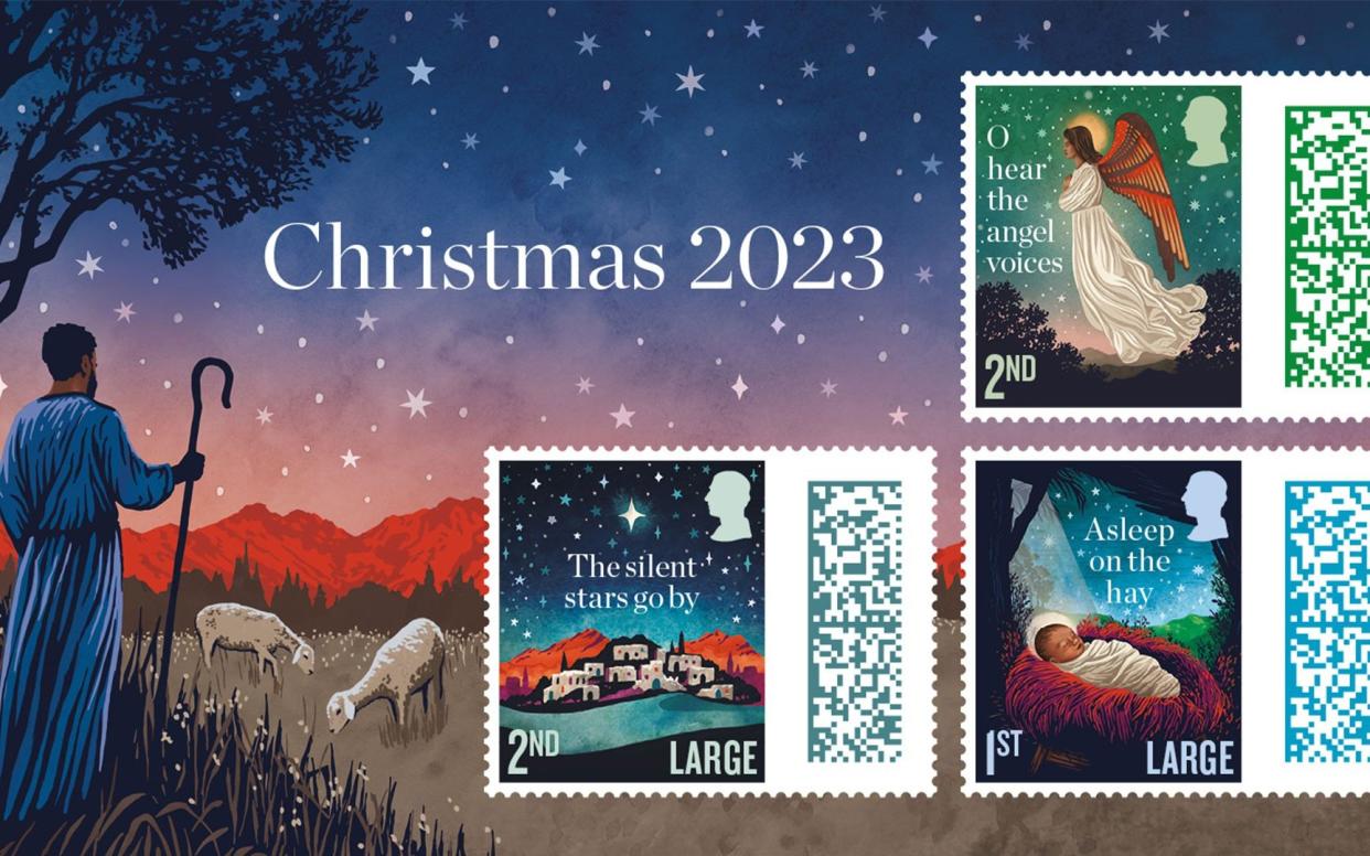 Royal Mail's new stamps feature a barcode along the edge