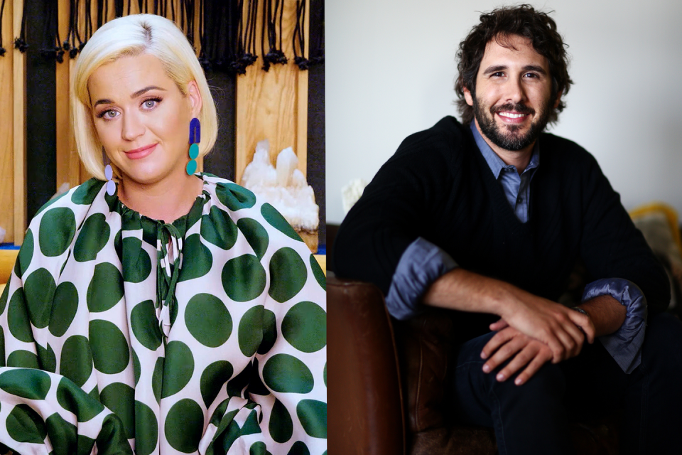 <p>Although they never made much of a splash in the headlines, Katy Perry and Josh Groban secretly reportedly dated in 2009. The Broadway star must've made quite the impression, as Katy later shared her 2010 hit "The One That Got Away," is about him. "I love him so much! He's the best," she gushed during a 2017 segment on <em><a href="https://youtu.be/LRlbOmndWIM?t=387" rel="nofollow noopener" target="_blank" data-ylk="slk:The Late Late Show With James Corden;elm:context_link;itc:0;sec:content-canvas" class="link ">The Late Late Show With James Corden</a>.</em> Josh later reacted to her reveal, saying he did a "double take" on <em><a href="https://youtu.be/map-AUf6r0E?t=16" rel="nofollow noopener" target="_blank" data-ylk="slk:What What Happens Live With Andy Cohen;elm:context_link;itc:0;sec:content-canvas" class="link ">What What Happens Live With Andy Cohen</a></em>. </p>