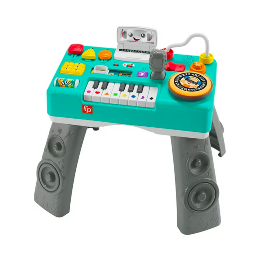 <p><a href="https://go.redirectingat.com?id=74968X1596630&url=https%3A%2F%2Fwww.walmart.com%2Fip%2FFisher-Price-Laugh-Learn-Mix-Learn-DJ-Table-Musical-Learning-Toy-for-Baby-Toddler%2F1047844294&sref=https%3A%2F%2F" rel="nofollow noopener" target="_blank" data-ylk="slk:Shop Now;elm:context_link;itc:0;sec:content-canvas" class="link ">Shop Now</a></p><p>Laugh & Learn Mix & Learn DJ Table</p><p>walmart.com</p><p>$31.15</p>