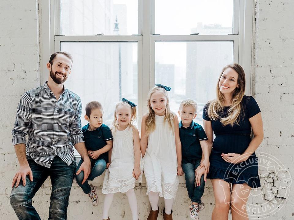 James Stauffer, Myka Stauffer and kids