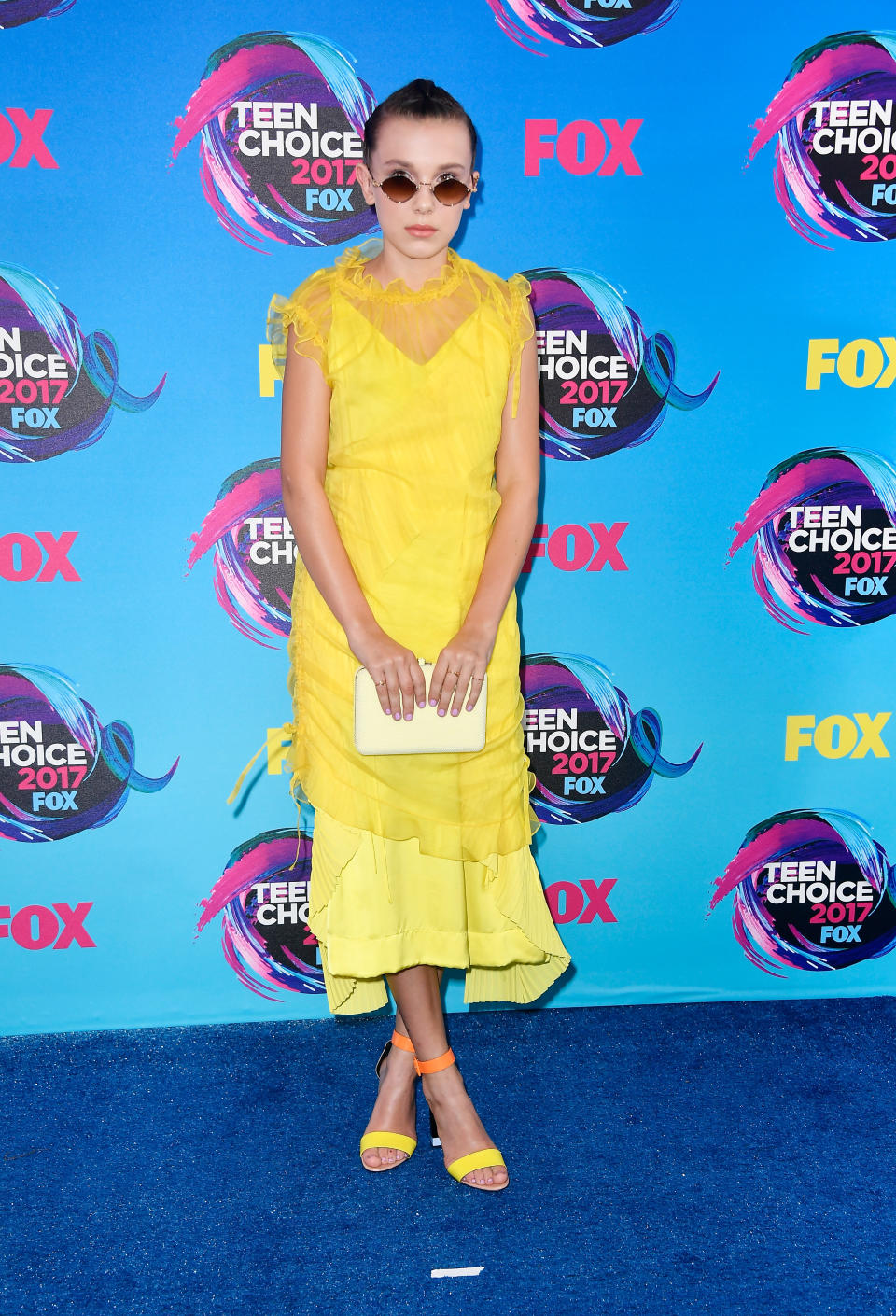 Wearing Kenzo at the Teen Choice Awards on 14 August 2017