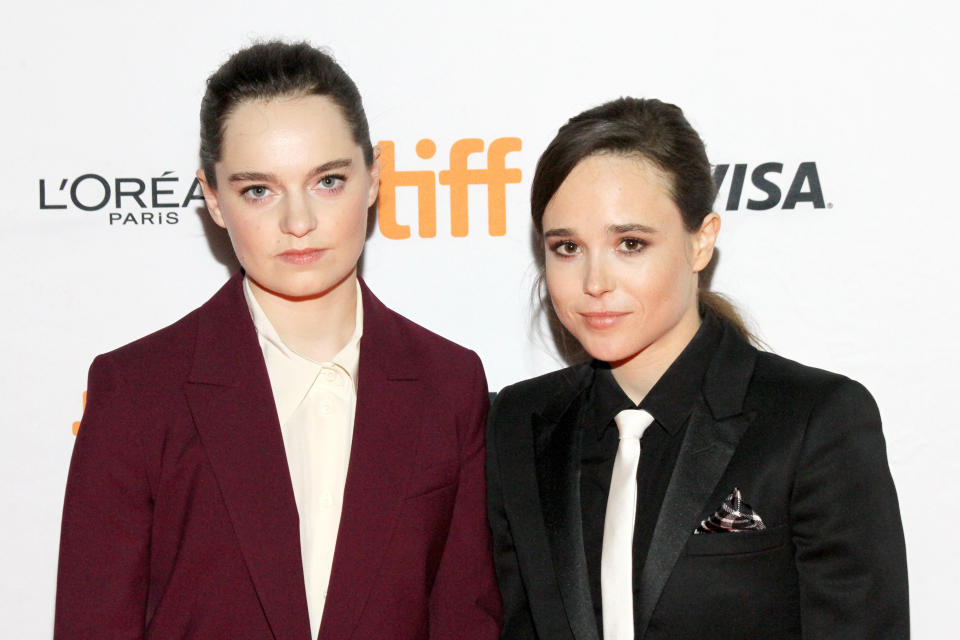 Emma Portner e Elliot Page (Photo by Jeremy Chan/Getty Images)