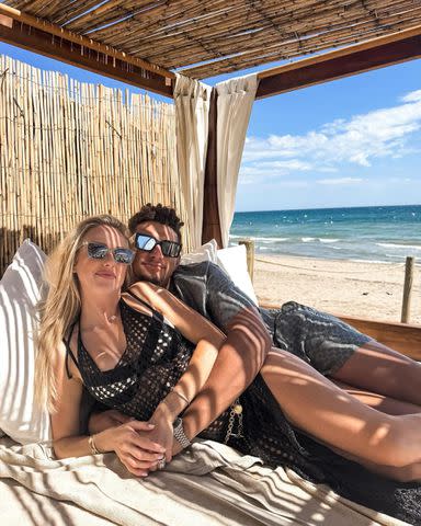 <p>Brittany Mahomes/Instagram</p> Brittany and Patrick Mahomes in Marbella, Spain, in June 2024