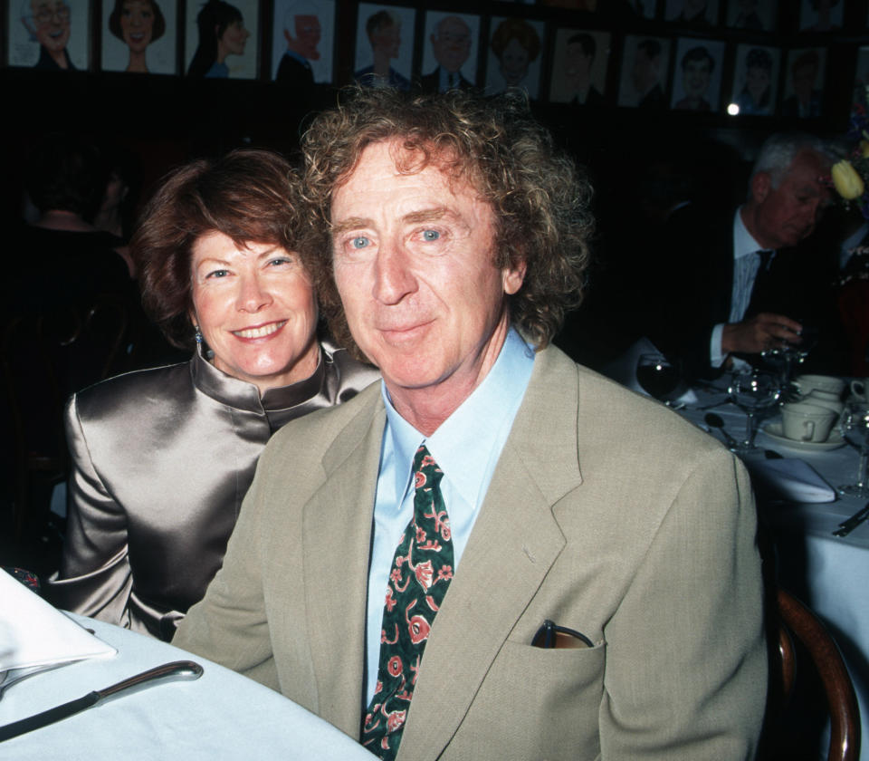 Karen Wilder and Gene Wilder during 