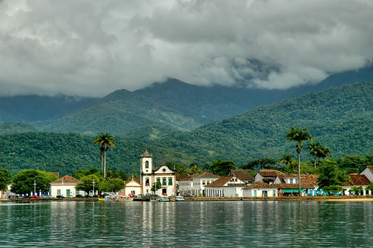 The colonial town of Paraty, Brazil.