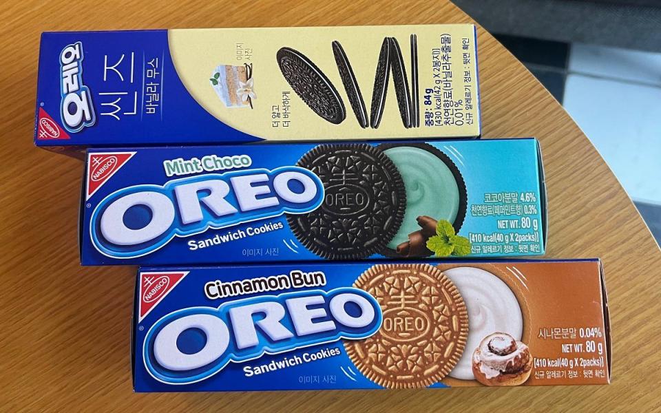 OREO 輕薄版與特殊口味 圖片來源:LOOKin特派員拍攝