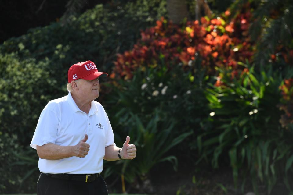 Trump spent a whopping 78 days this year at his Mar-a-Lago club.&nbsp; (Photo: NICHOLAS KAMM via Getty Images)