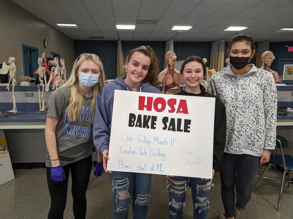 Cornerstone VNA recently received a generous donation of $484 from the HOSA (Health Occupations Students of America) students at the Richard W. Creteau Regional Technology Center at Spaulding High School in Rochester.