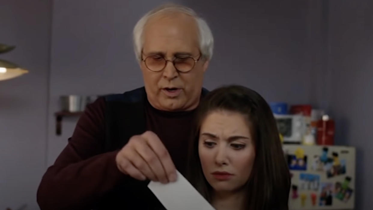  Chevy Chase and Alison Brie on Community. 