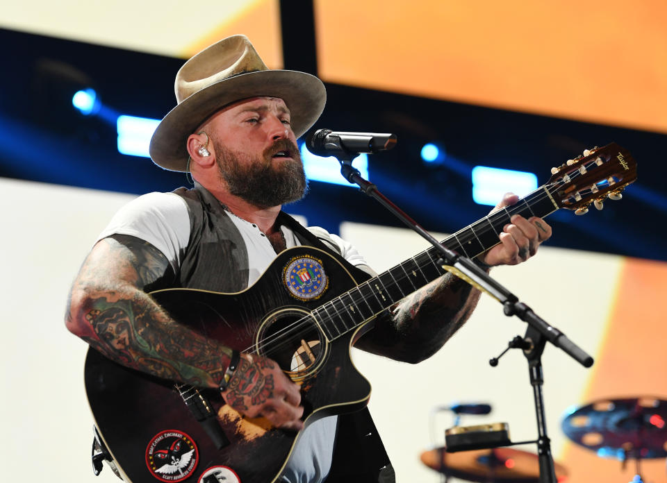 LAS VEGAS, NEVADA - SEPTEMBER 21: (EDITORIAL USE ONLY) Zac Brown Band performs onstage during the 2019 iHeartRadio Music Festival at T-Mobile Arena on September 21, 2019 in Las Vegas, Nevada. (Photo by Denise Truscello/Getty Images for iHeartMedia)