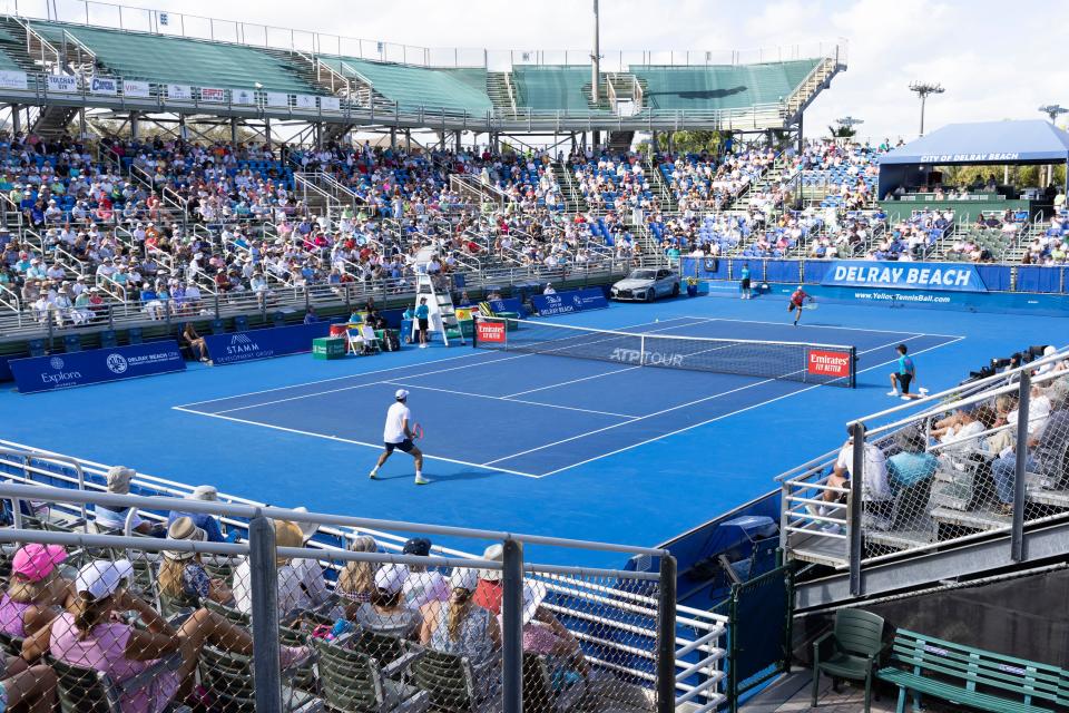 2023 Delray Beach Open at the Delray Beach Tennis Center.