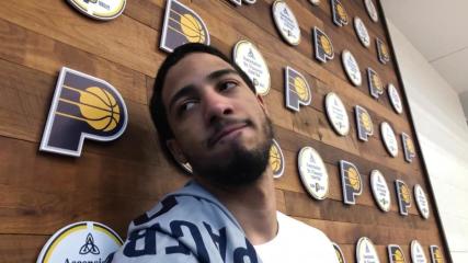 Tyrese Haliburton discusses the Pacers' upcoming playoff series with Milwaukee