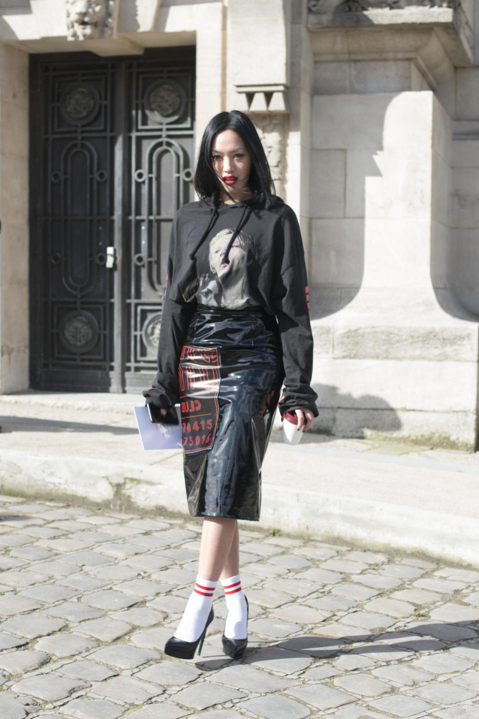 Tiffany Hsu at Paris Fashion Week