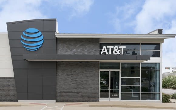 A rendering of an AT&T store