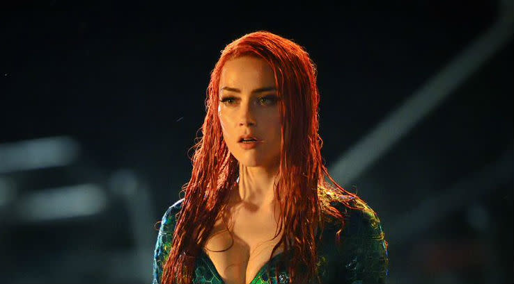 Heard... as Queen of Atlantis Mera in the forthcoming Aquaman - Credit: Warner Bros