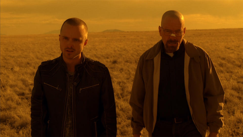 Walt and Jesse in Breaking Bad