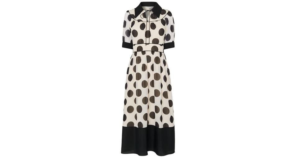 SPOT PRINT GEORGETTE DRESS