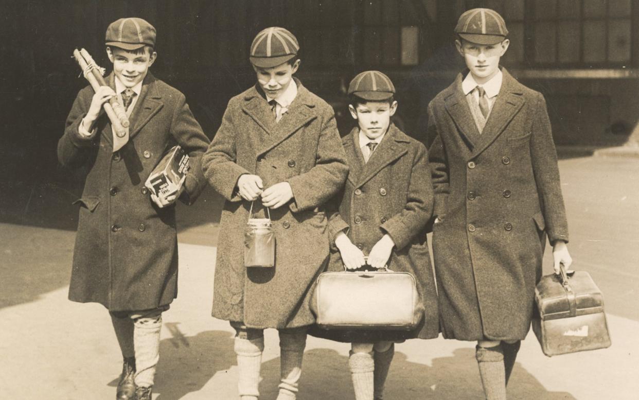 Alan Turing with school friends, Robin and John Wainwright and Hugh Highet