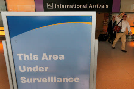 International travelers arrive at Logan airport following U.S. President Donald Trump's executive order travel ban in Boston, Massachusetts, U.S. February 3, 2017. REUTERS/Brian Snyder