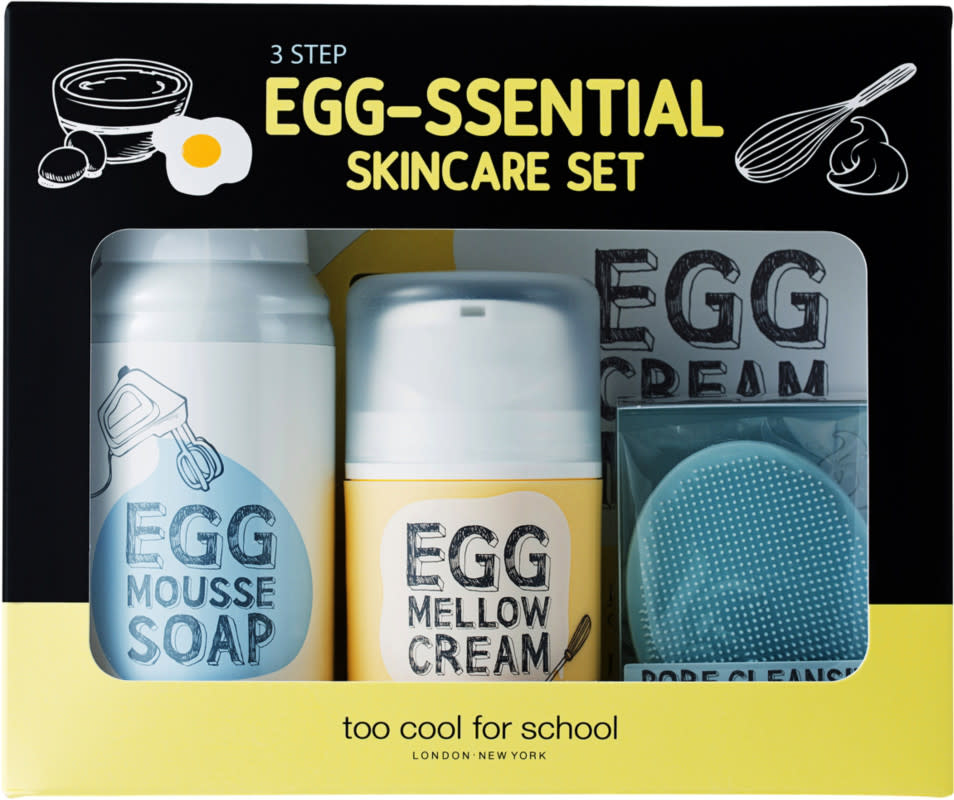 Too Cool For School Egg-ssential 3-Step Skin Care Set (Amazon / Amazon)