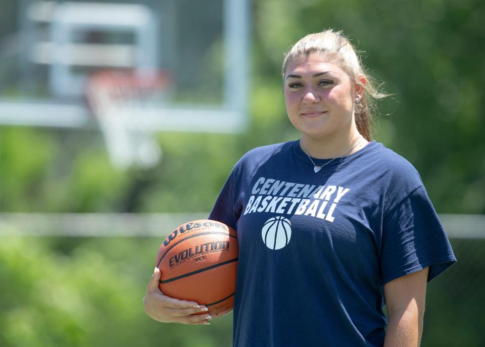 McKayla Mooney has always played basketball, but in eighth grade had to undergo scoliosis surgery. She did whatever she could to get back into basketball and now many years later she's playing for an NCAA Division III college basketball team. Forked River, NJFriday, June 17, 2022