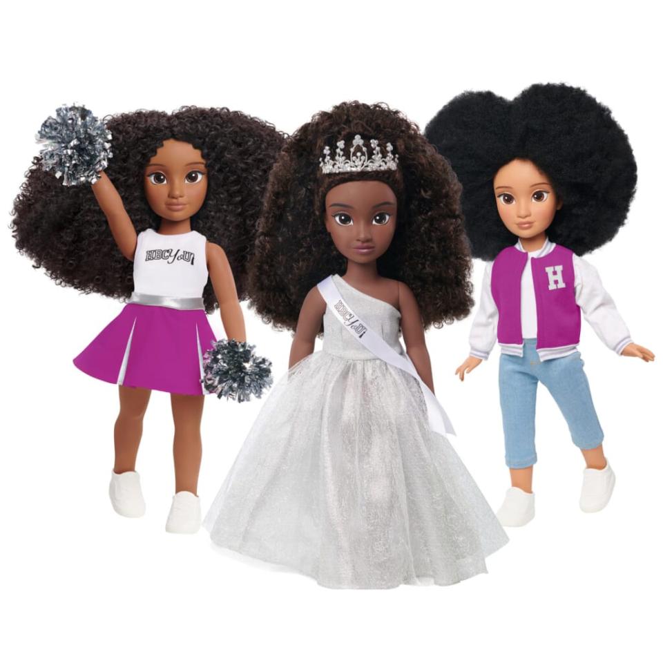 HBCyoU Dolls are 18-inch dolls that aim to “Share the Magic of Historically Black Colleges and Universities” by advancing the concept of higher learning to young children through play. (Credit: HBCyoU)