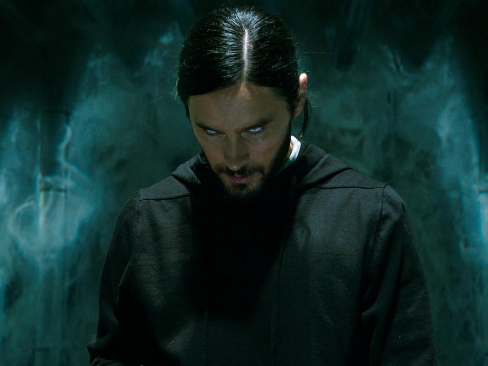 Jared Leto as Michael Morbius in "Morbius."