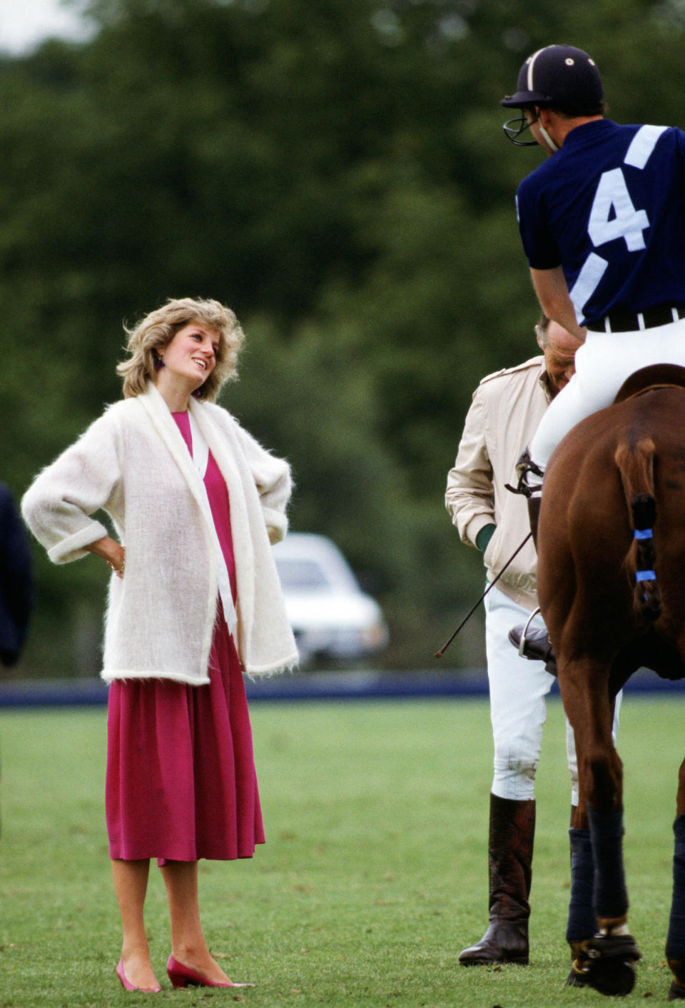 <p>While pregnant with Prince Harry, Princess Diana chatted with Prince Charles on horseback. According to the HBO documentary <em>The Princess, </em>Prince Charles left to play polo just hours after bringing Harry home from the hospital after his birth.</p>