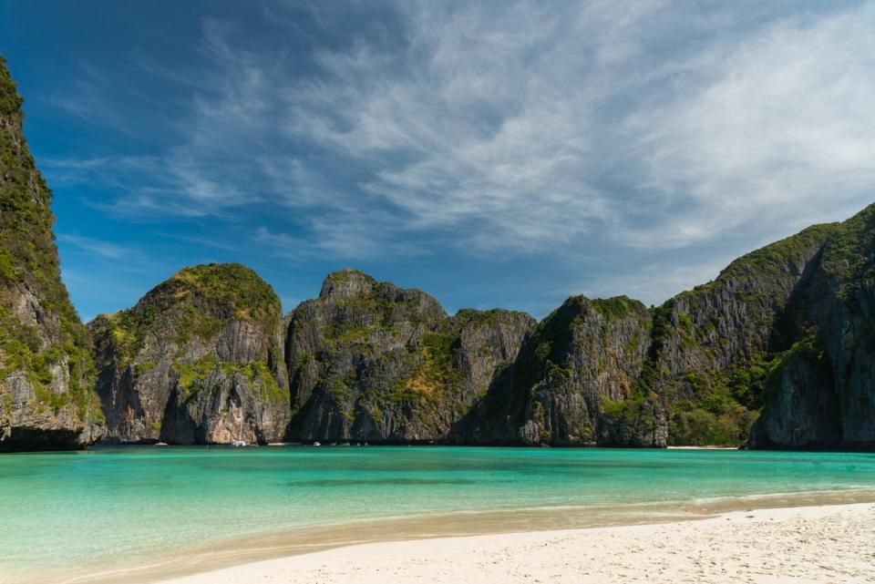 Maya Bay is a popular tourist destination for fans of ‘The Beach’ film (Getty Images/iStockphoto)