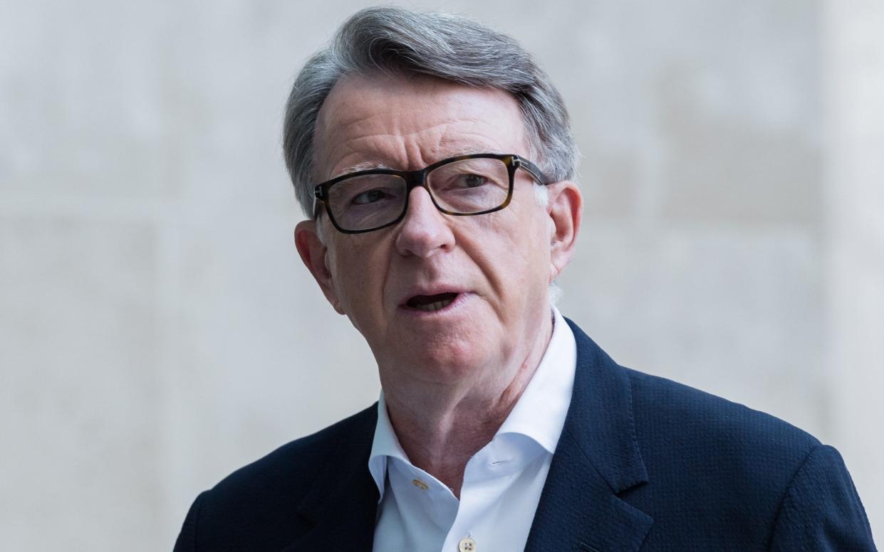 Lord Mandelson said relations with China would change under the new Government