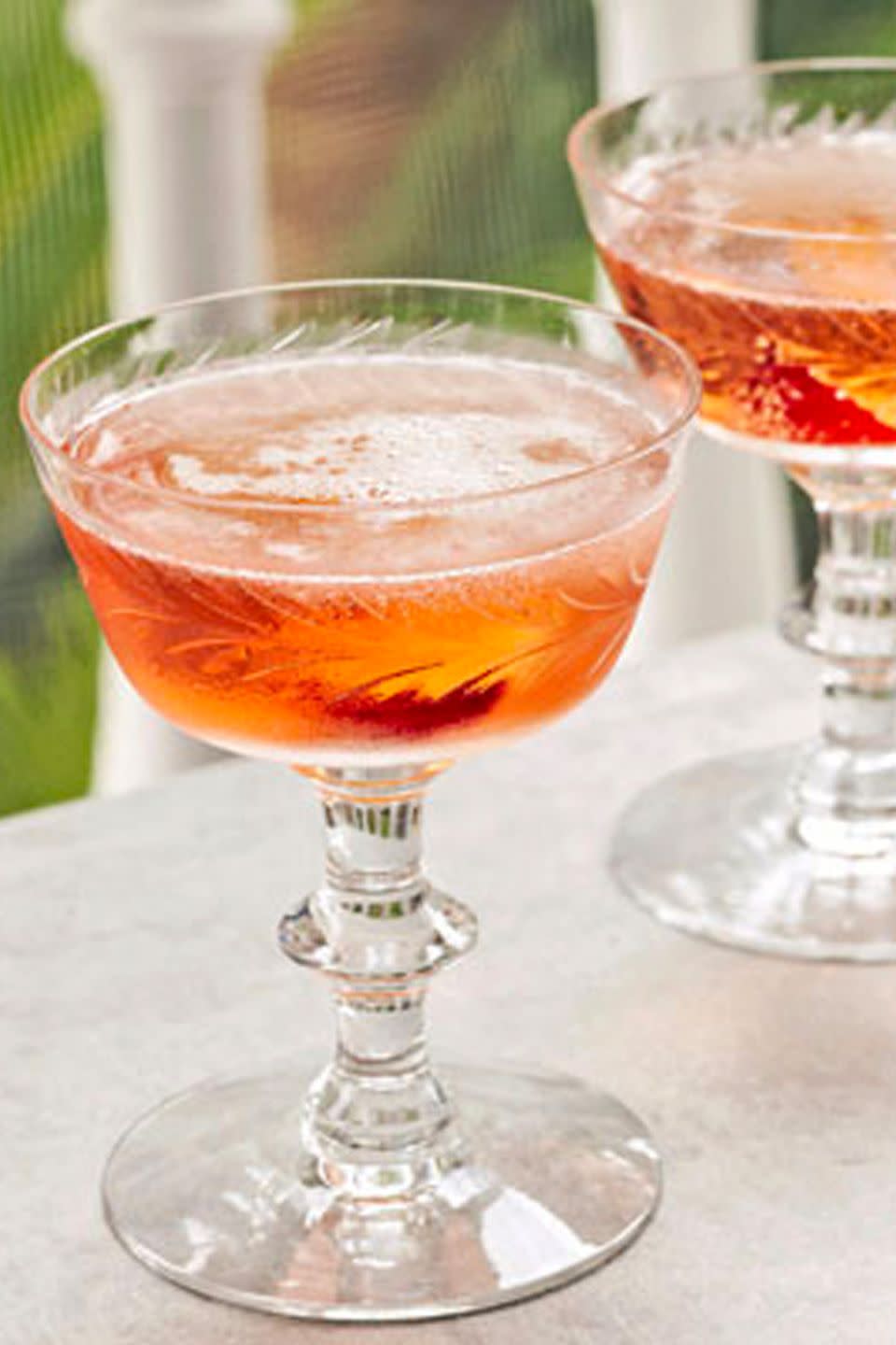 <p>Top off brandied plum with your favorite sparking wine for a fruity, bubbly cocktail you can whip up in five minutes or less.</p><p><a href="https://www.womansday.com/food-recipes/food-drinks/recipes/a26896/low-country-pousse-rapiere-recipe/" rel="nofollow noopener" target="_blank" data-ylk="slk:Get the;elm:context_link;itc:0;sec:content-canvas" class="link "><strong><em>Get the </em></strong></a><strong><em><a href="https://www.womansday.com/food-recipes/food-drinks/recipes/a26896/low-country-pousse-rapiere-recipe/" rel="nofollow noopener" target="_blank" data-ylk="slk:Low Country Pousse-Rapière recipe.;elm:context_link;itc:0;sec:content-canvas" class="link ">Low Country Pousse-Rapière recipe. </a></em></strong></p>