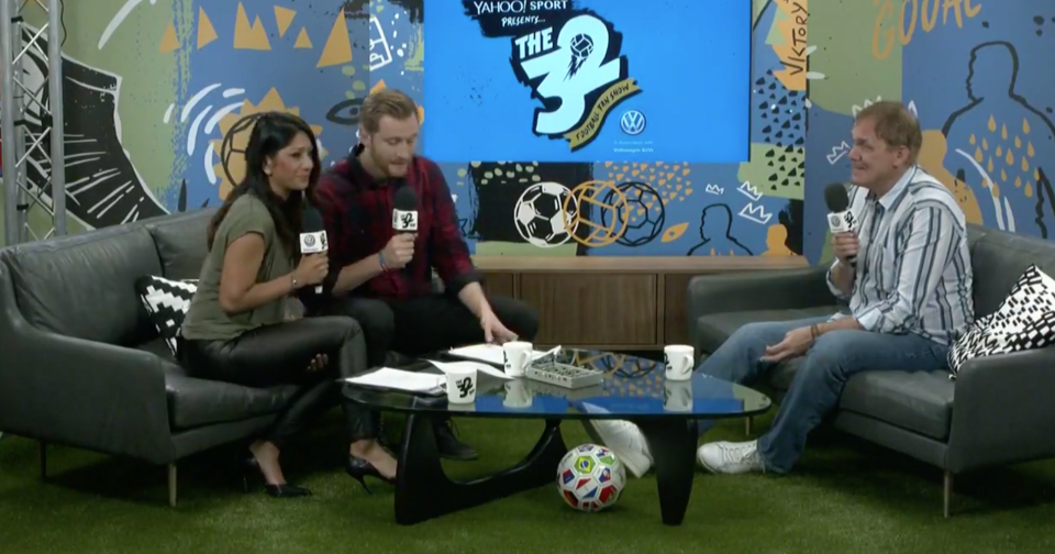 Tony Cascarino was special guest for Episode 12 of The 32 on Monday. (Yahoo)