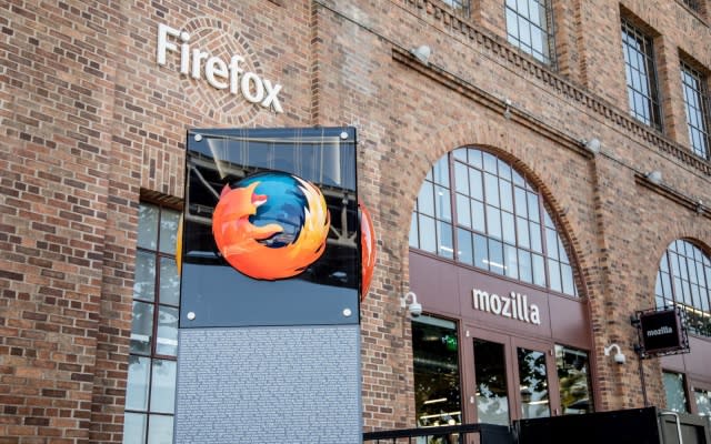 San Francisco, California, USA - June 6, 2017: Outside the Mozilla headquarters, the plucky creator of the Firefox browser. Firefox is a free and open-source web browser developed by the Mozilla Foundation and its subsidiary the Mozilla Corporation