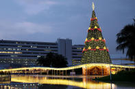 VivoCity’s Christmas tree towers at 106 feet