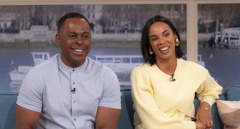 This Morning hosts Andi Peter and Rochelle Humes. (Shutterstock/ITV)