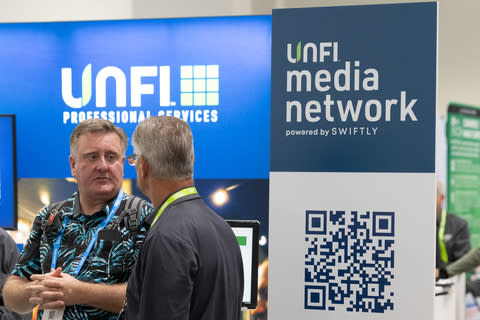 UNFI highlighted its recently launched UNFI Media Network (UMN), powered by Swiftly. (Photo: Business Wire)