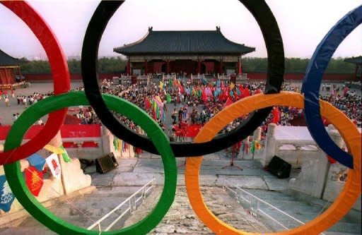 Photo illustration of the Olympic Rings at the Temple of Heaven in Beijing in1993. Chinese Olympians were subjected to a state-sponsored doping regime in the 1980s and 1990s, a retired chief medical supervisor revealed to Australian media on Friday