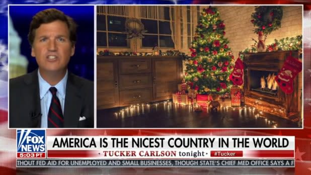 tucker carlson america is nicest country in the world