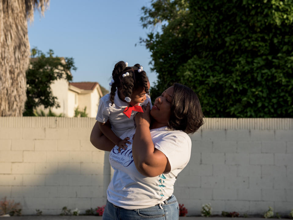 Kiana Shaw with her daughter Kayla Renee. (Photo: Jessica Chou for HuffPost)